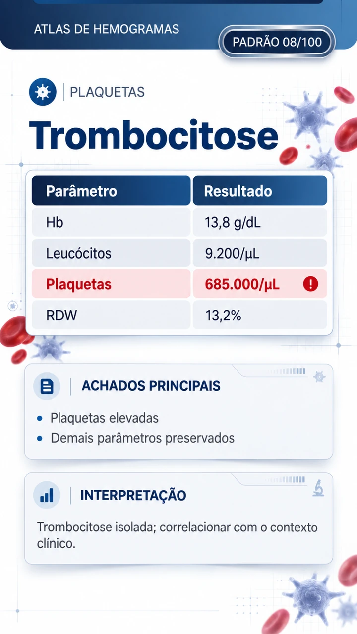 Padrão 08: trombocitose